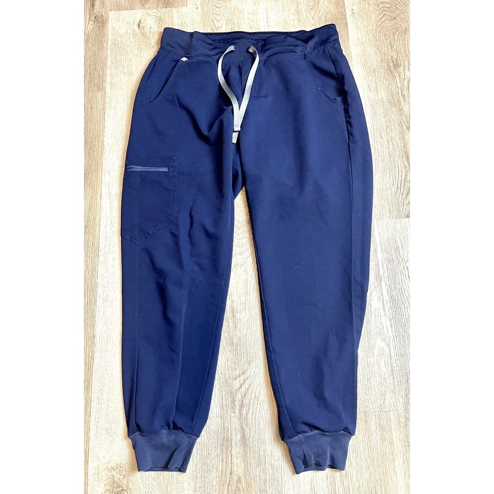 FIGS Technical Collection Jogger Scrub‎ Pants Blue Healthcare Women Medium
